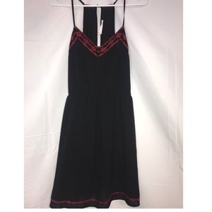 Black w/ red lace Dress